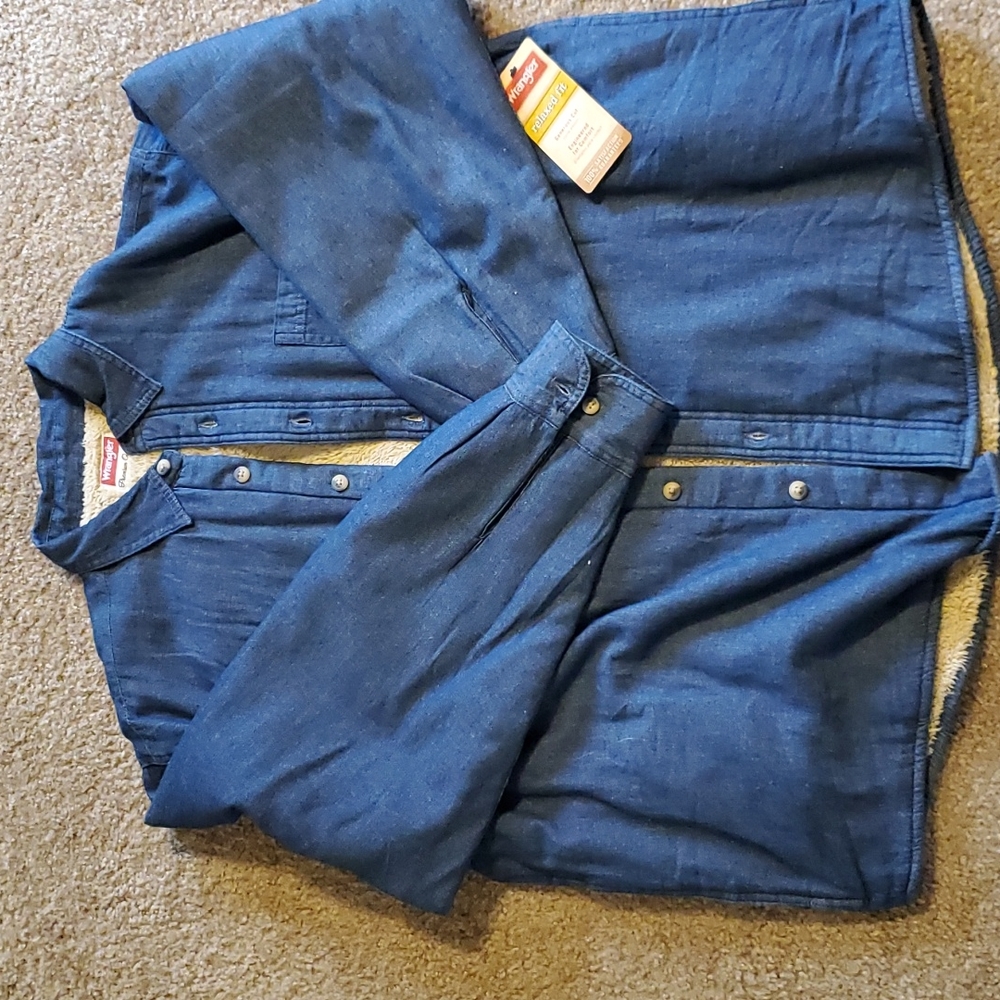 XL Mens Wrangler Coat Blue.
